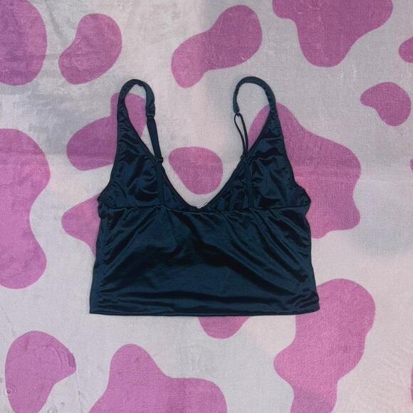 Dark teal smoothiez by aerie bralette women's size small - Picture 3 of 4